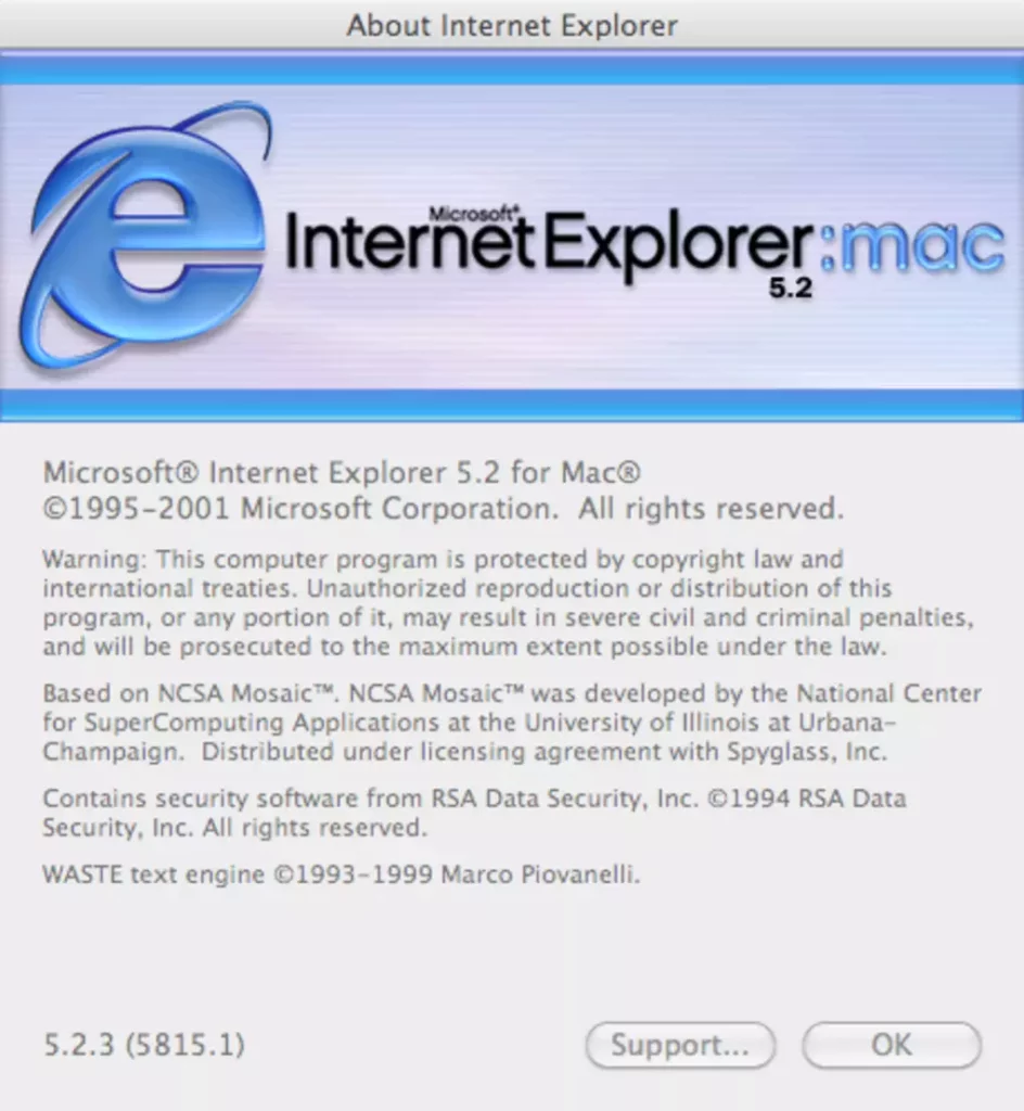 Internet Explorer sur MAC