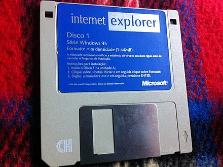 Disquette d'installation Internet Explorer 1.0